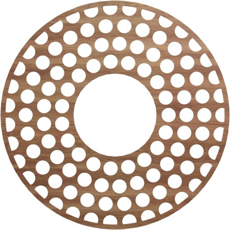 Ekena Millwork Fink Wood Fretwork Pierced Ceiling Medallion, Walnut, 40"OD x 14 1/2"ID x 3/8"T CMWP40X40X0375FFWA